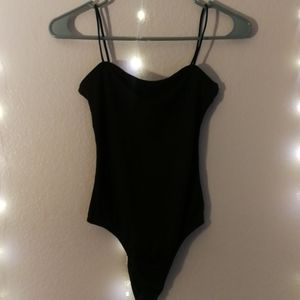 Solid skinny cami bodysuit
